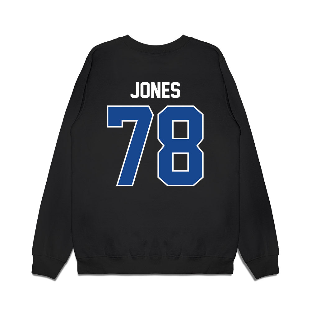 Kentucky - NCAA Football : Cameron Jones - Vintage Helmet Premium Crewneck Sweatshirt-1