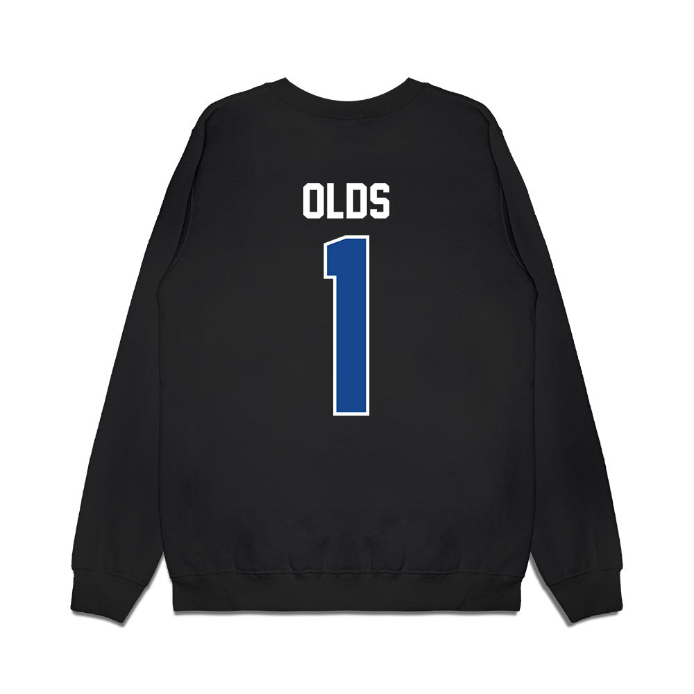 Kentucky - NCAA Football : Kameron Olds - Vintage Helmet Premium Crewneck Sweatshirt-1