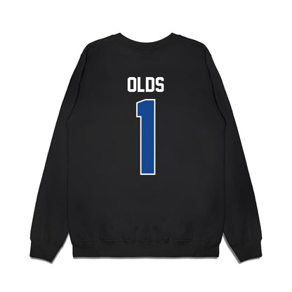 Kentucky - NCAA Football : Kameron Olds - Vintage Helmet Premium Crewneck Sweatshirt-1