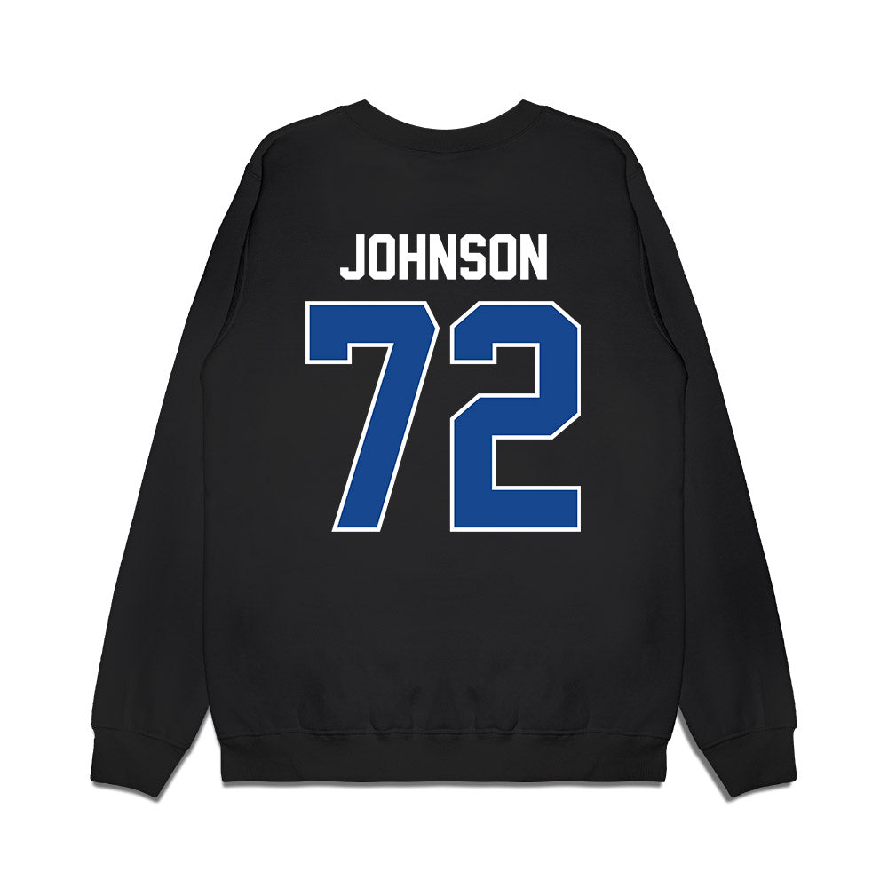 Kentucky - NCAA Football : Hayes Johnson - Vintage Helmet Premium Crewneck Sweatshirt-1
