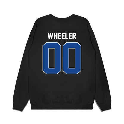 Kentucky - NCAA Football : Jack Wheeler - Vintage Helmet Premium Crewneck Sweatshirt-1