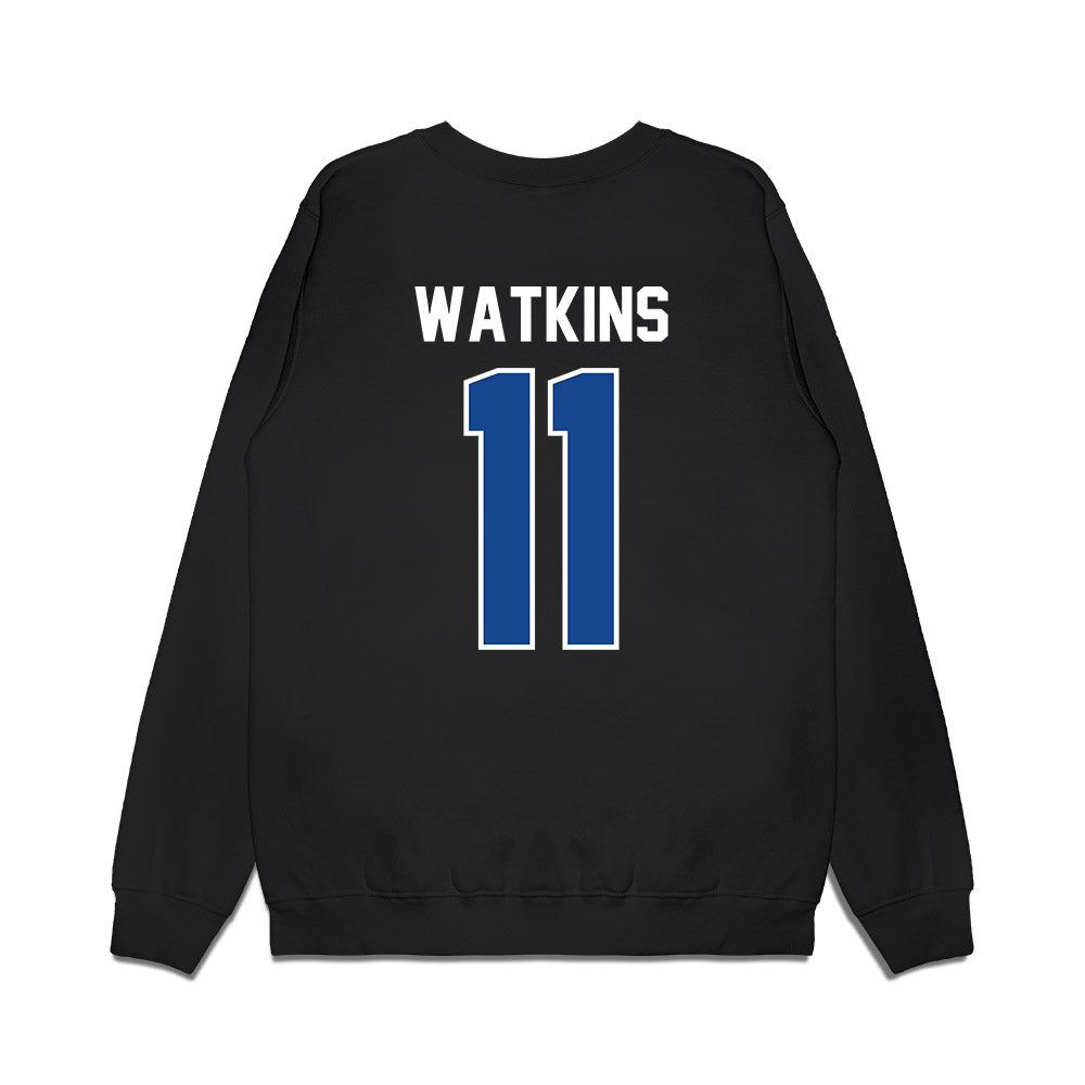 Kentucky - NCAA Football : Lincoln Watkins - Vintage Helmet Premium Crewneck Sweatshirt-1