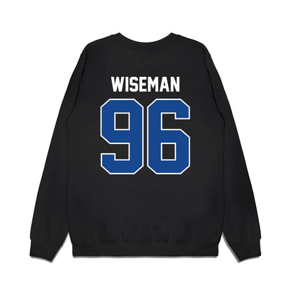 Kentucky - NCAA Football : Dominic Wiseman - Vintage Helmet Premium Crewneck Sweatshirt-1