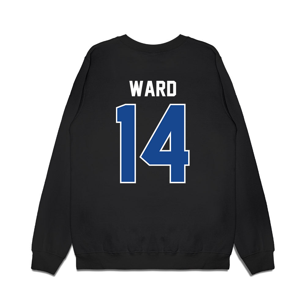 Kentucky - NCAA Football : Brennen Ward - Vintage Helmet Premium Crewneck Sweatshirt-1