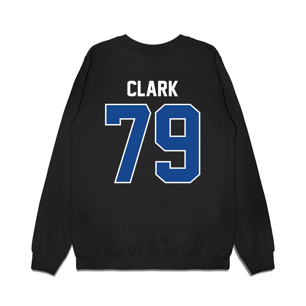 Kentucky - NCAA Football : Jayden Clark - Vintage Helmet Premium Crewneck Sweatshirt-1