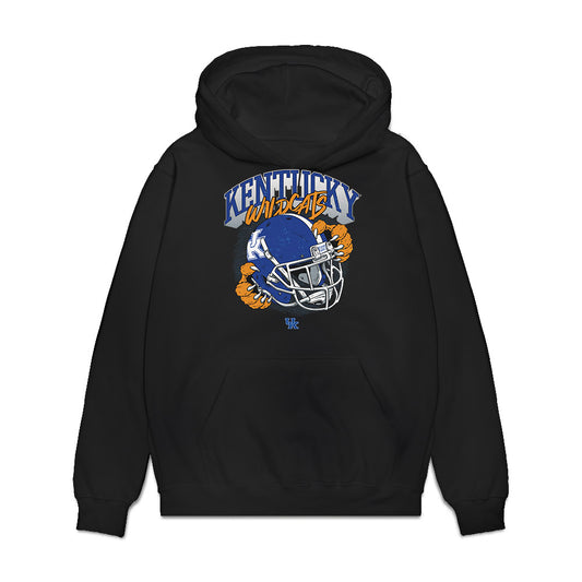 Kentucky - NCAA Football : Tyler Wright - Vintage Helmet Premium Hooded Sweatshirt-0
