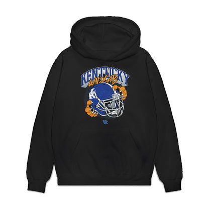 Kentucky - NCAA Football : Hasaan Sykes - Vintage Helmet Premium Hooded Sweatshirt-0