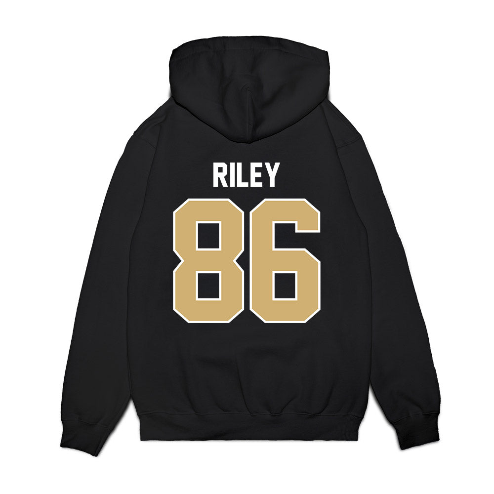 Vanderbilt - NCAA Football : Tilden Riley - Vintage Helmet Premium Hooded Sweatshirt-1