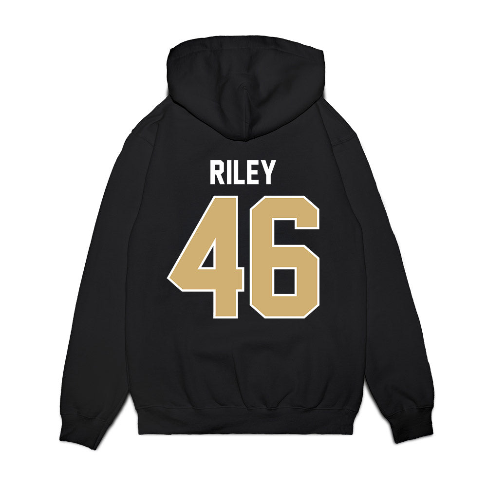 Vanderbilt - NCAA Football : Palmer Riley - Vintage Helmet Premium Hooded Sweatshirt-1