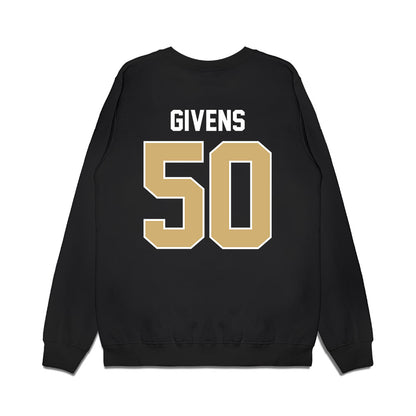 Vanderbilt - NCAA Football : Gunner Givens - Vintage Helmet Premium Crewneck Sweatshirt-1