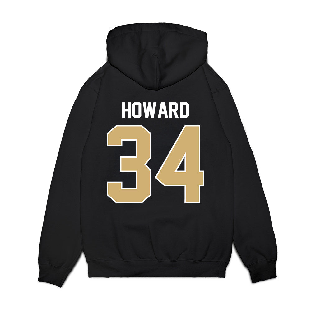 Vanderbilt - NCAA Football : Austin Howard - Vintage Helmet Premium Hooded Sweatshirt-1