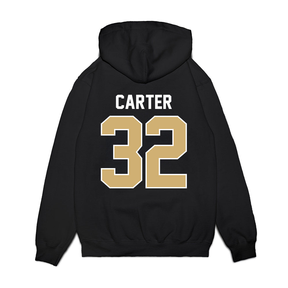 Vanderbilt - NCAA Football : Mason Carter - Vintage Helmet Premium Hooded Sweatshirt-1