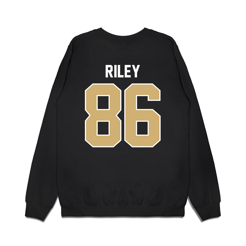Vanderbilt - NCAA Football : Tilden Riley - Vintage Helmet Premium Crewneck Sweatshirt-1