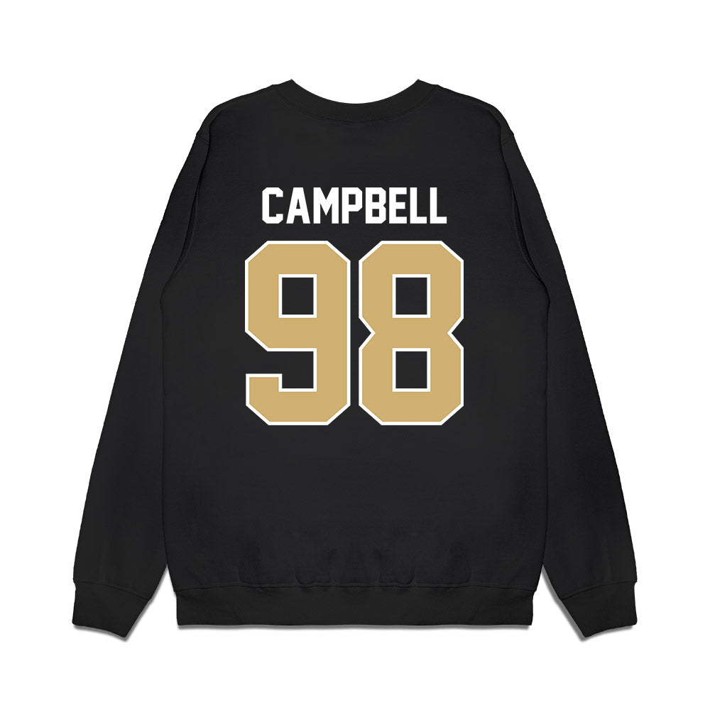Vanderbilt - NCAA Football : Daryl Campbell - Vintage Helmet Premium Crewneck Sweatshirt-1