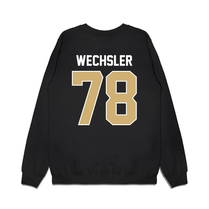 Vanderbilt - NCAA Football : Keegan Wechsler - Vintage Helmet Premium Crewneck Sweatshirt-1