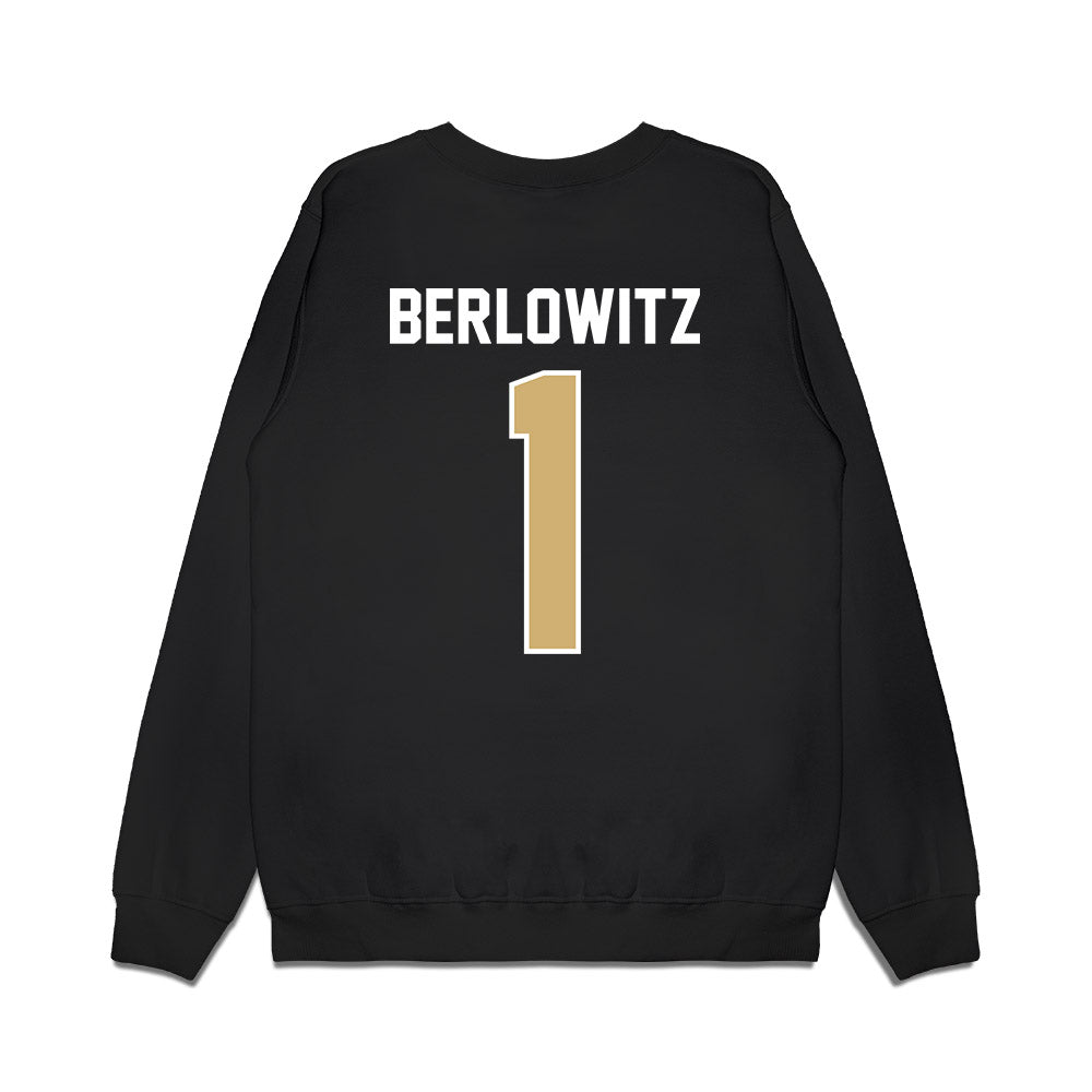Vanderbilt - NCAA Football : Blaze Berlowitz - Vintage Helmet Premium Crewneck Sweatshirt-1