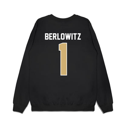 Vanderbilt - NCAA Football : Blaze Berlowitz - Vintage Helmet Premium Crewneck Sweatshirt-1