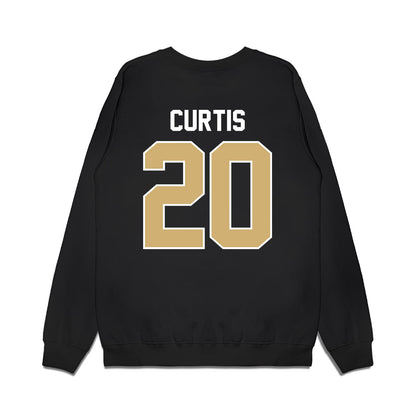 Vanderbilt - NCAA Football : Jamison Curtis - Vintage Helmet Premium Crewneck Sweatshirt-1