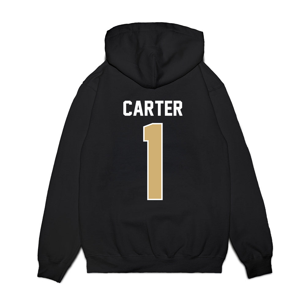 Vanderbilt - NCAA Football : Dontae Carter - Vintage Helmet Premium Hooded Sweatshirt-1