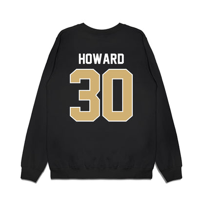 Vanderbilt - NCAA Football : Austin Howard - Vintage Helmet Premium Crewneck Sweatshirt-1
