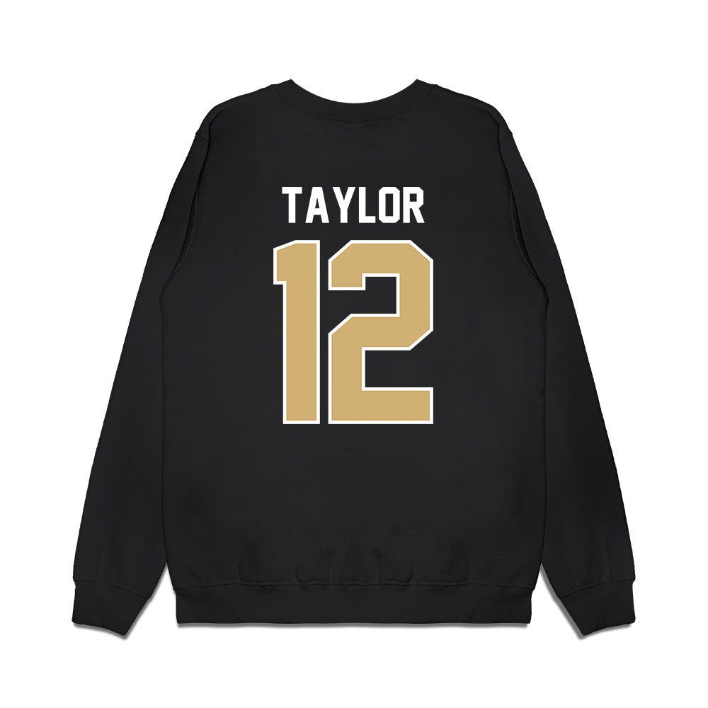 Vanderbilt - NCAA Football : Walter Taylor - Vintage Helmet Premium Crewneck Sweatshirt-1