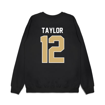 Vanderbilt - NCAA Football : Walter Taylor - Vintage Helmet Premium Crewneck Sweatshirt-1