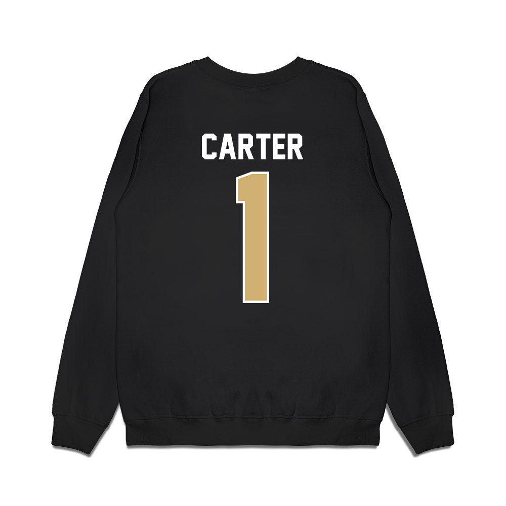 Vanderbilt - NCAA Football : Dontae Carter - Vintage Helmet Premium Crewneck Sweatshirt-1