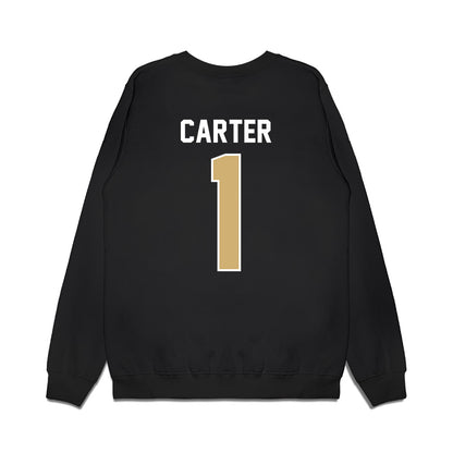 Vanderbilt - NCAA Football : Dontae Carter - Vintage Helmet Premium Crewneck Sweatshirt-1