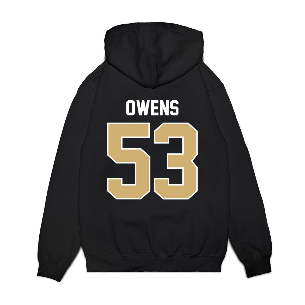 Vanderbilt - NCAA Football : Stone Owens - Vintage Helmet Premium Hooded Sweatshirt-1