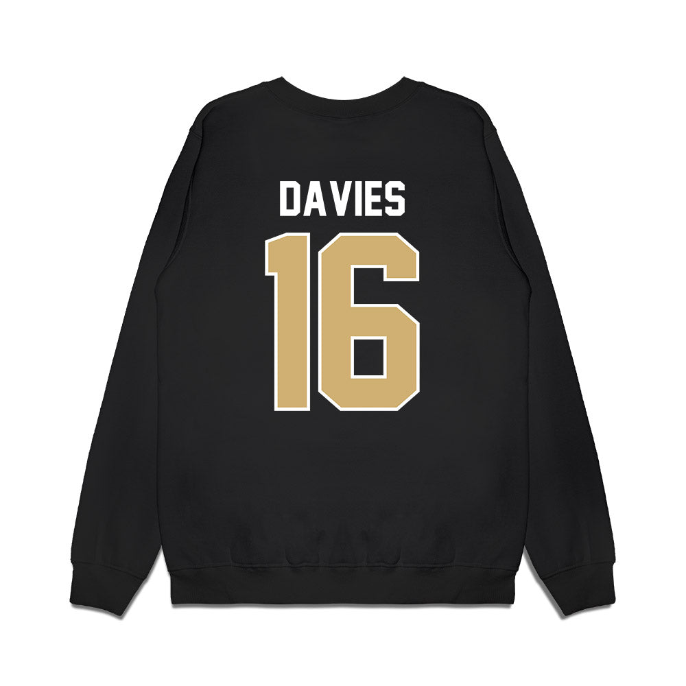 Vanderbilt - NCAA Football : Jaylin Davies - Vintage Helmet Premium Crewneck Sweatshirt-1