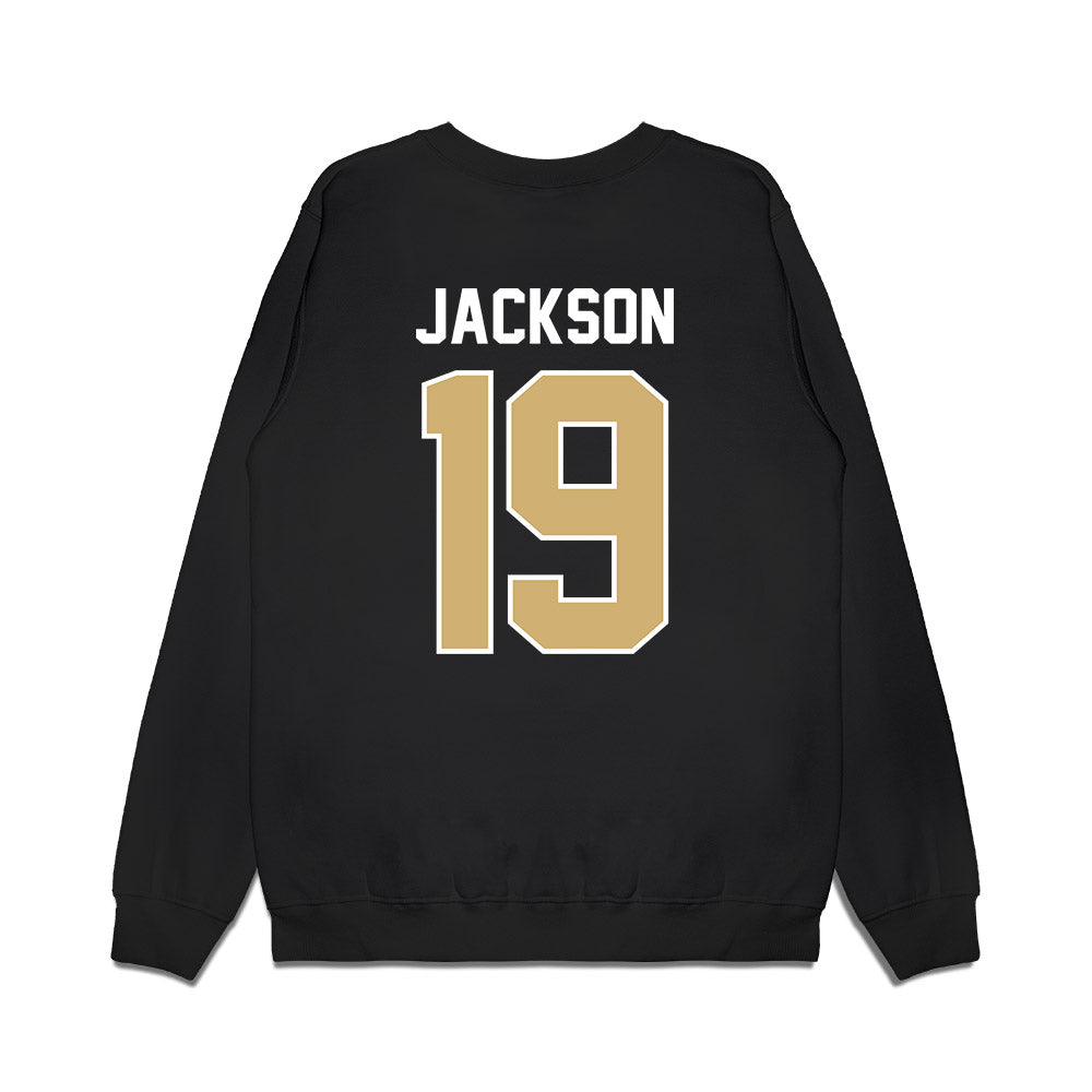 Vanderbilt - NCAA Football : Karima Jackson - Vintage Helmet Premium Crewneck Sweatshirt-1
