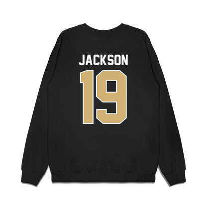 Vanderbilt - NCAA Football : Karima Jackson - Vintage Helmet Premium Crewneck Sweatshirt-1