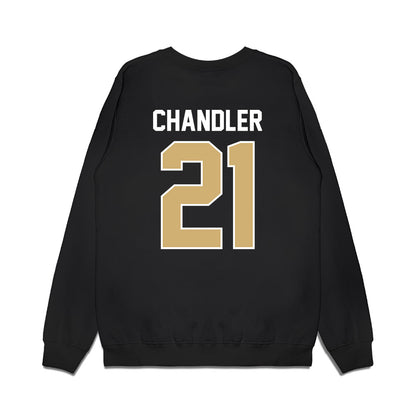 Vanderbilt - NCAA Football : Davin Chandler - Vintage Helmet Premium Crewneck Sweatshirt-1
