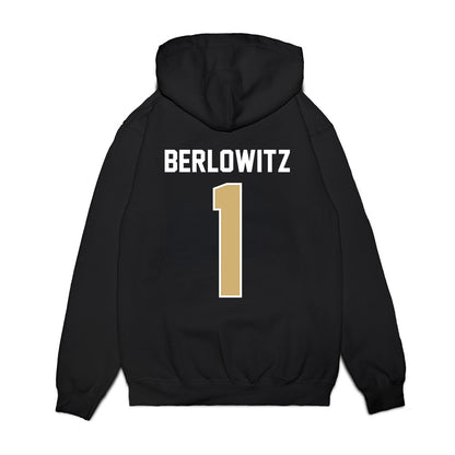 Vanderbilt - NCAA Football : Blaze Berlowitz - Vintage Helmet Premium Hooded Sweatshirt-1