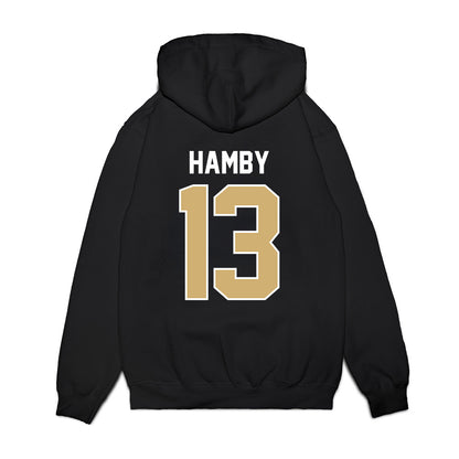 Vanderbilt - NCAA Football : Tate Hamby - Vintage Helmet Premium Hooded Sweatshirt-1