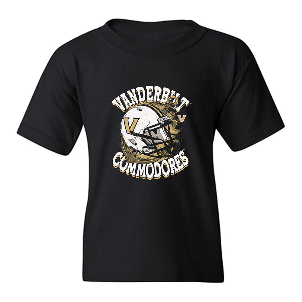 Vanderbilt - NCAA Football : Daryl Campbell - Vintage Helmet Youth T-Shirt-0