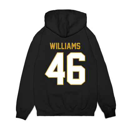 Notre Dame - NCAA Football : Matt Williams - Vintage Helmet Premium Hooded Sweatshirt-1