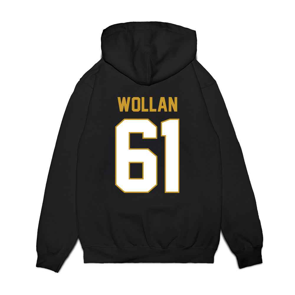 Notre Dame - NCAA Football : Robbie Wollan - Vintage Helmet Premium Hooded Sweatshirt-1