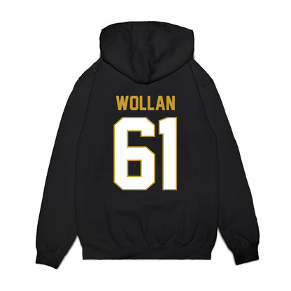 Notre Dame - NCAA Football : Robbie Wollan - Vintage Helmet Premium Hooded Sweatshirt-1