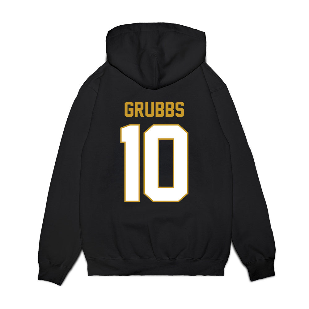Notre Dame - NCAA Football : Noah Grubbs - Vintage Helmet Premium Hooded Sweatshirt-1