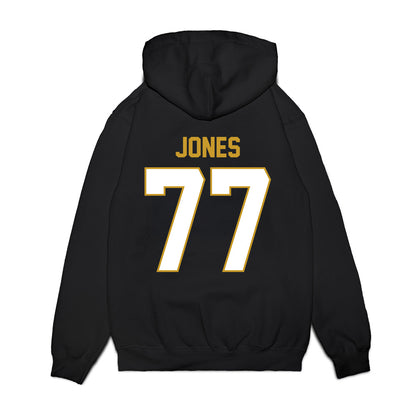 Notre Dame - NCAA Football : Peter Jones - Vintage Helmet Premium Hooded Sweatshirt-1