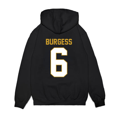 Notre Dame - NCAA Football : Christopher Burgess - Vintage Helmet Premium Hooded Sweatshirt-1