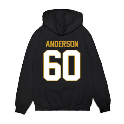 Notre Dame - NCAA Football : Max Anderson - Vintage Helmet Premium Hooded Sweatshirt-1