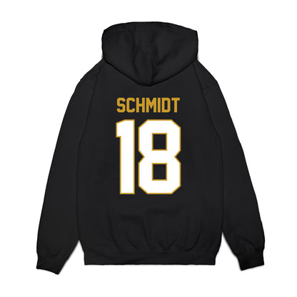 Notre Dame - NCAA Football : Erik Schmidt - Vintage Helmet Premium Hooded Sweatshirt-1