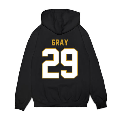 Notre Dame - NCAA Football : Christian Gray - Vintage Helmet Premium Hooded Sweatshirt-1
