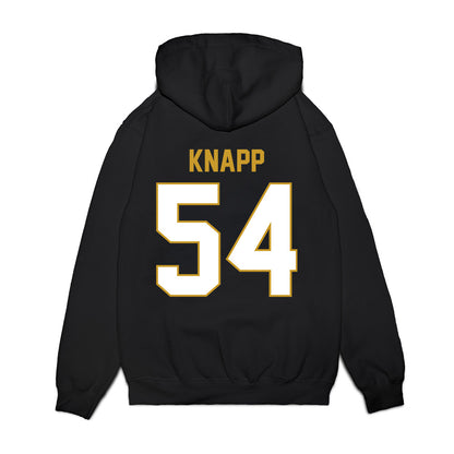Notre Dame - NCAA Football : Anthonie Knapp - Vintage Helmet Premium Hooded Sweatshirt-1