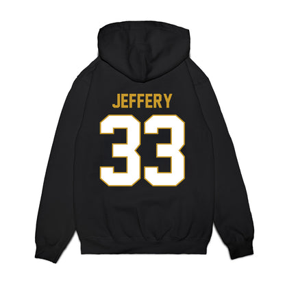 Notre Dame - NCAA Football : Matthew Jeffery - Vintage Helmet Premium Hooded Sweatshirt-1