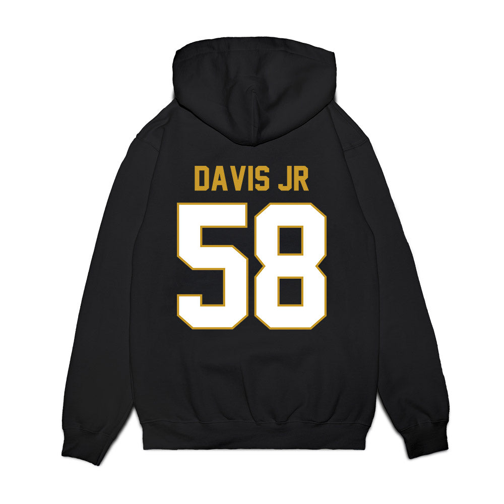 Notre Dame - NCAA Football : Thomas Davis Jr - Vintage Helmet Premium Hooded Sweatshirt-1