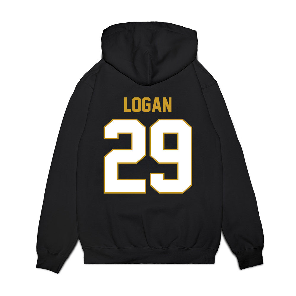 Notre Dame - NCAA Football : Brandon Logan - Vintage Helmet Premium Hooded Sweatshirt-1