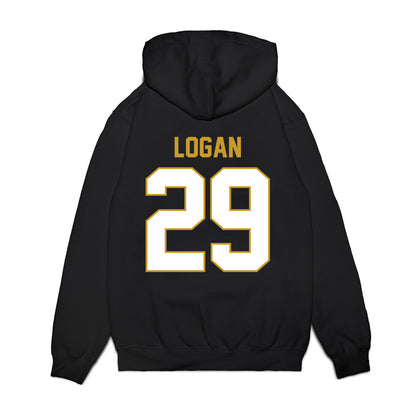 Notre Dame - NCAA Football : Brandon Logan - Vintage Helmet Premium Hooded Sweatshirt-1